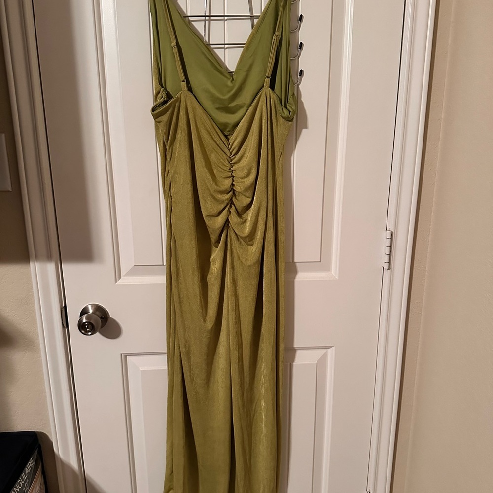 SHEIN lime green dress sz 2x brand new